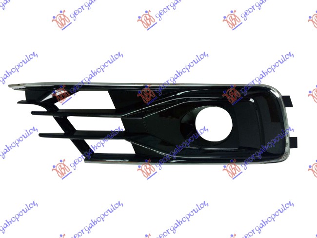 RESETKA PREDNJEG BRANIKA (SA MAGLENKOM) (BLACK EXCLUSIVE) AUDI A6 2014-2018  (4GH/4GJ/4G2/4GC/4G5/4GD)