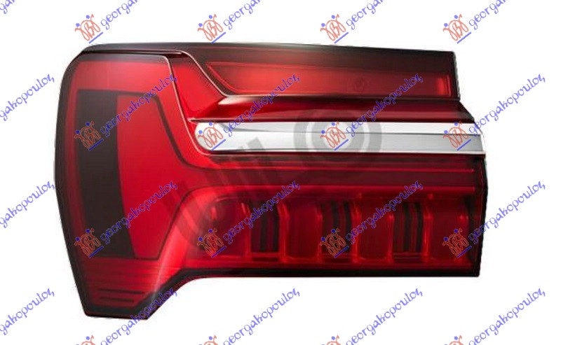 STOP LAMPA SPOLJASNJA LED (HROM LAJSNA) (ULO) AUDI A6 2018-2025 (4A2/4A5)