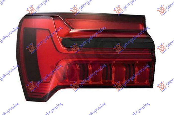 STOP LAMPA SPOLJASNJA LED DYNAMIC (CRNA LAJSNA) (ULO) AUDI A6 2018-2025 (4A2/4A5)
