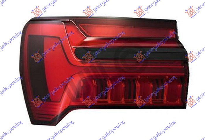 STOP LAMPA SPOLJASNJA LED DYNAMIC ANIMATION (CRNA LAJSNA) (ULO) AUDI A6 2018-2025 (4A2/4A5)