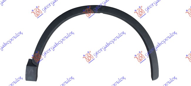 RUB PLASTICNI PREDNJEG BLATOBRANA AUDI Q3 2014-2018 (8UB/8UG)