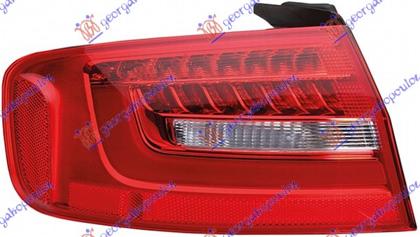 STOP LAMPA SPOLJASNJA LED (HELLA) AUDI A4 2011-2015 (8KH/8K2/8K5)