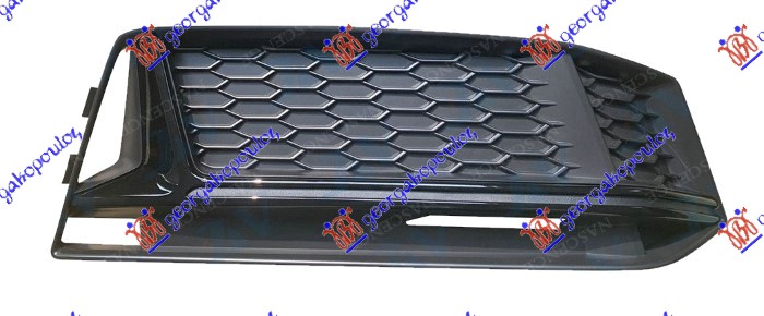 RESETKA PREDNJEG BRANIKA (BEZ SENZORA) (SJAJ-CRNA LAJSNA) (S-LINE) AUDI A4 2015-2018 (8W2/8WC/8W5/8WD)