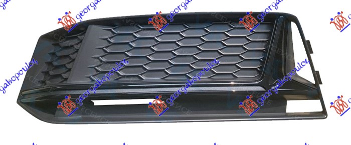 RESETKA PREDNJEG BRANIKA (BEZ SENZORA) (SJAJ-CRNA LAJSNA) (S-LINE) AUDI A4 2015-2018 (8W2/8WC/8W5/8WD)