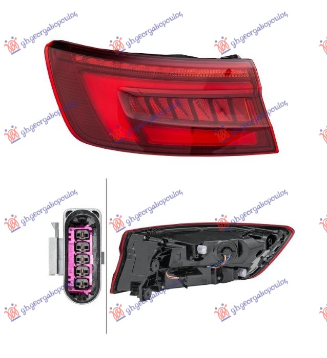 STOP LAMPA SPOLJASNJA LED (S4) (HELLA) AUDI A4 2018-2019 (8W2/8WC/8W5/8WD)