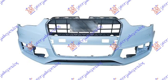 PREDNJI BRANIK PM (S-LINE/S5) (PRSKALICE) (KAMERA) (2 PDC SENZORI) AUDI A5 2011-2016 (8T3/8F7/8TA)