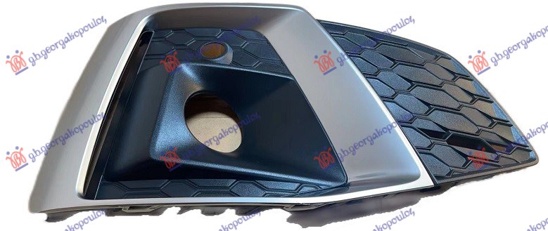 RESETKA PREDNJEG BRANIKA (HROM LAJSNA) (SA MAGLENKOM) (PDS SENZOR) (S-LINE) AUDI A5 2019-2024 (F57/F5E/F5A/F5F)