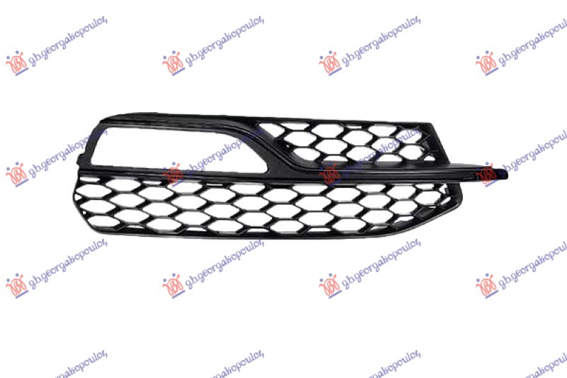 RESETKA PREDNJEG BRANIKA CRNA (S3) AUDI A3 3D/SPORTBACK 2012-2016 (8V1/8VK/8VA/8VF)