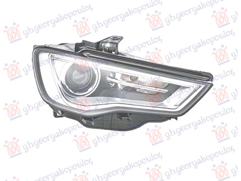 FAR Bi-XENON ZATAMNJEN AUDI A3 3D/SPORTBACK 2012-2016 (SA LED DNEVNIM SVETLOM) (8V1/8VK/8VA/8VF)