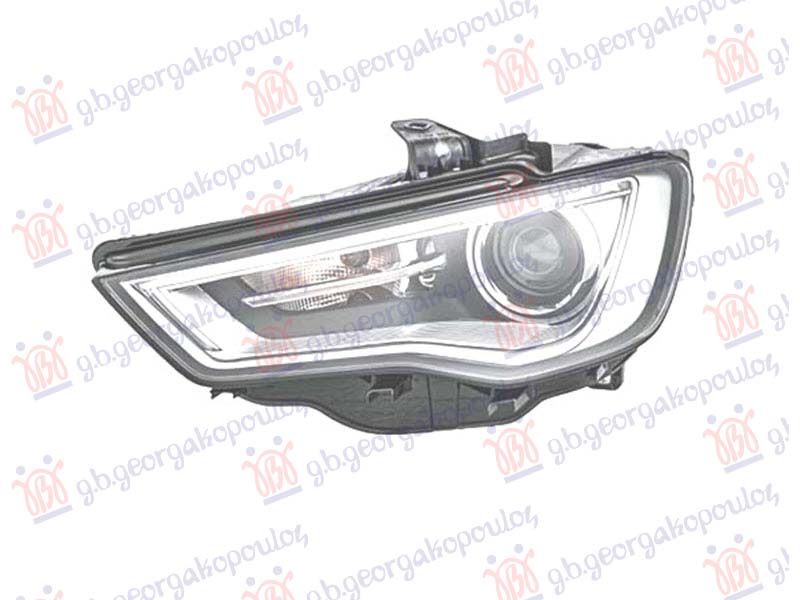 FAR Bi-XENON ZATAMNJEN AUDI A3 3D/SPORTBACK 2012-2016 (SA LED DNEVNIM SVETLOM) (8V1/8VK/8VA/8VF)