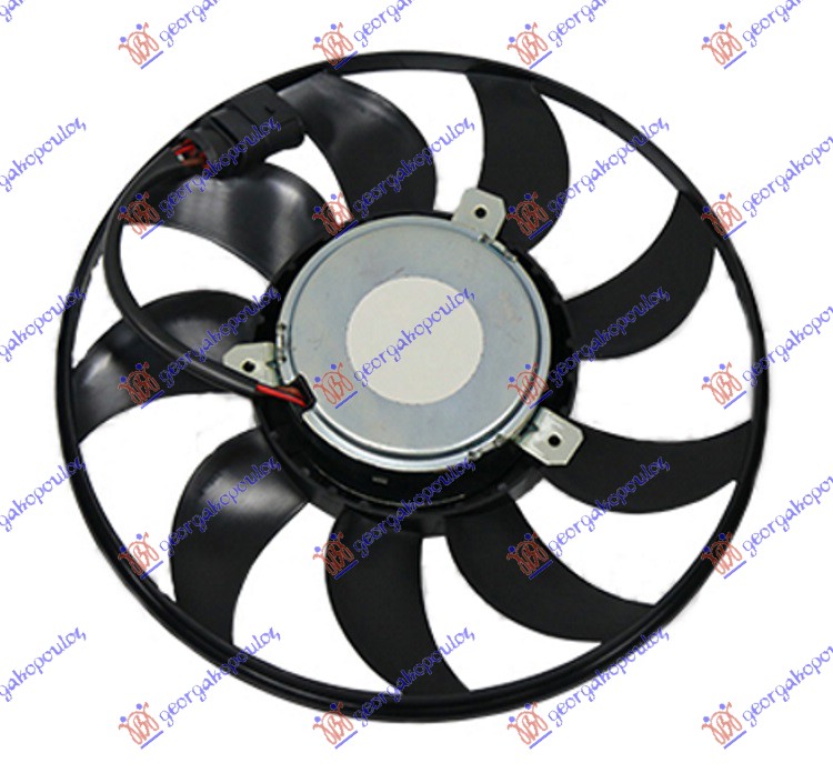 VENTILATOR (MOTOR+ELISA) (300mm) AUDI TT 2018- (FV9/FVR/FV3/FVP)