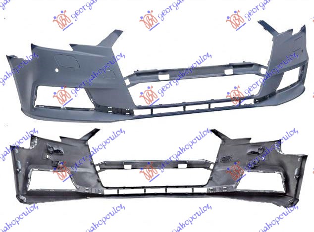 PREDNJI BRANIK PM (PDC SENZORI) (SA/BEZ PRSKALICA) AUDI A3 3D/SPORTBACK 2016-2020 (8V1/8VK/8VA/8VF)