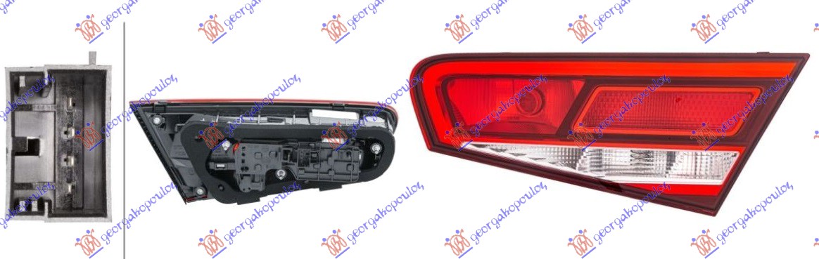 STOP LAMPA UNUTRASNJA LED (HELLA) AUDI A3 3D/SPORTBACK 2016-2020 (8V1/8VK/8VA/8VF)