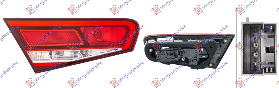 STOP LAMPA UNUTRASNJA LED (HELLA) AUDI A3 3D/SPORTBACK 2016-2020 (8V1/8VK/8VA/8VF)
