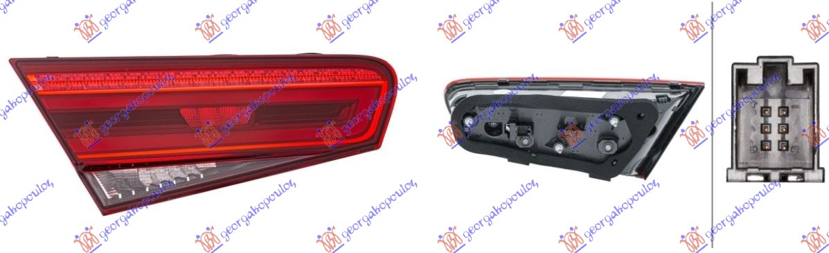 STOP LAMPA SPOLJASNJA LED DYNAMIC (HELLA) AUDI A3 3D/SPORTBACK 2016-2020 (8V1/8VK/8VA/8VF)