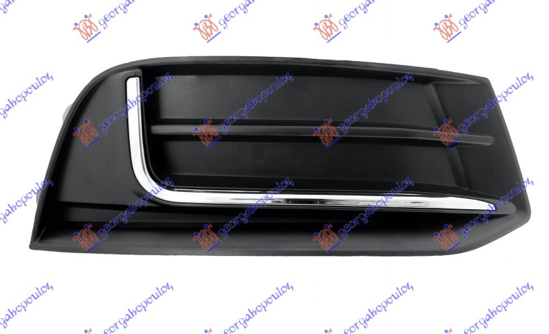 RESETKA PREDNJEG BRANIKA SA HROM LAJSNOM AUDI A3 SEDAN/CABRIO 2016-2020 (8V7/8VE/8VS/8VM)