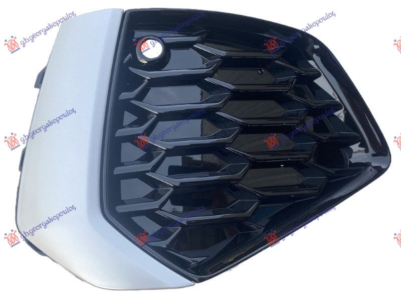 RESETKA PREDNJEG BRANIKA CRNA (SREBRNA LAJSNA) (1 PDC SENZOR) (S-LINE) AUDI A3 2020-2024 (8YS/8YM)