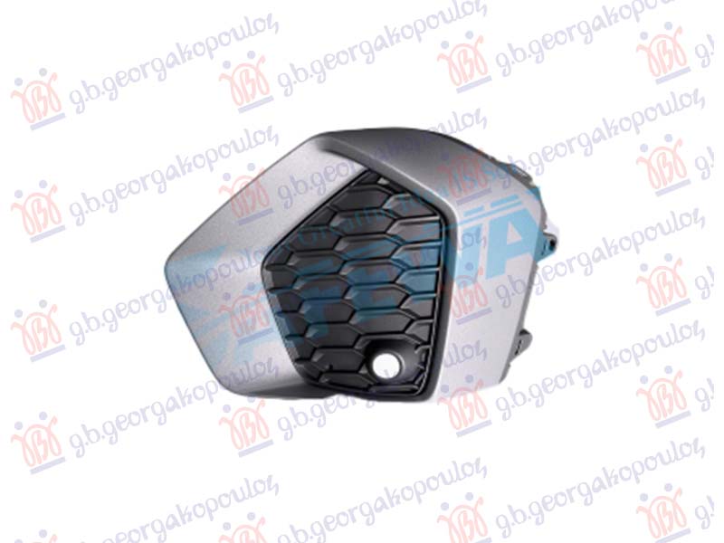 RESETKA PREDNJEG BRANIKA CRNA (SIVA LAJSNA) (1 PDC SENZOR) AUDI A3 2020-2024 (8YS/8YM)
