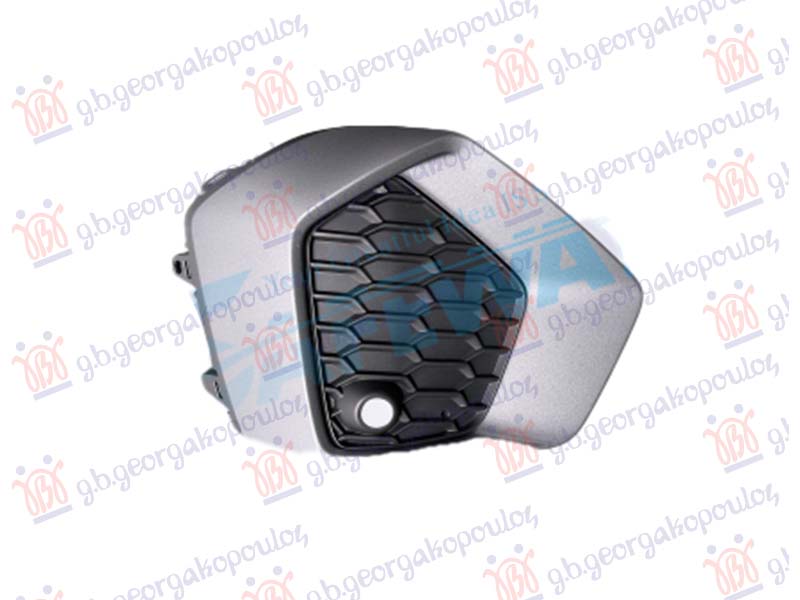 RESETKA PREDNJEG BRANIKA CRNA (SIVA LAJSNA) (1 PDC SENZOR) AUDI A3 2020-2024 (8YS/8YM)