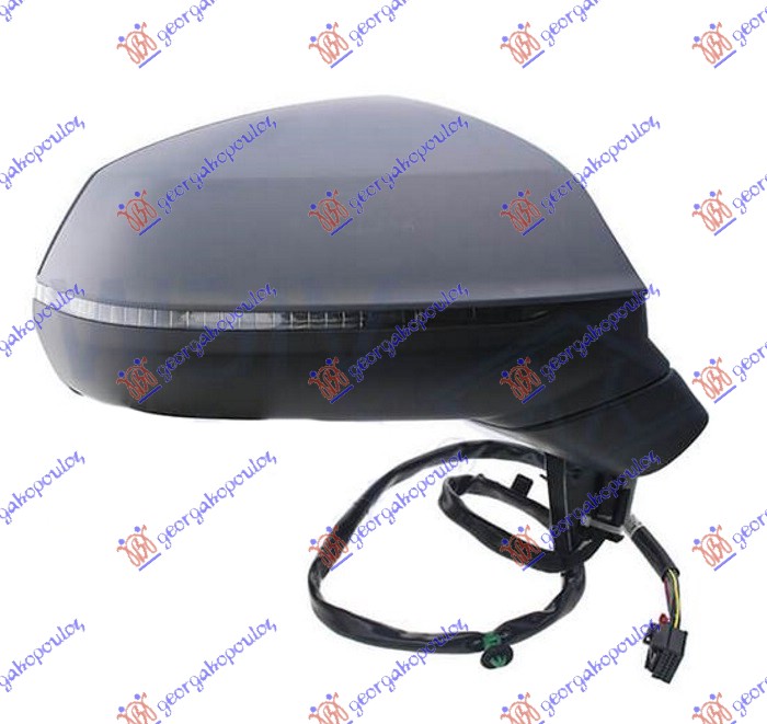 RETROVIZOR ELEKTRICNI SA GREJACEM PM (ELEKTRO-SKLOPIV) (MIGAVAC) (MRTAV UGAO) (12 PIN) (A KVALITET) (KONVEKSNO STAKLO) AUDI Q5 2020-2024 (FYB/FYG/FYT)