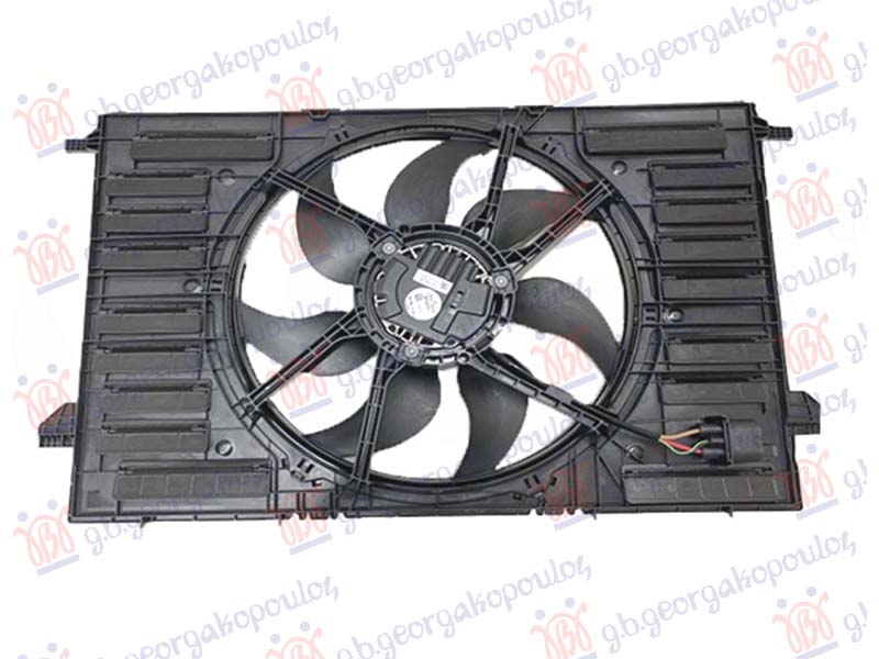 VENTILATOR KOMPLET 2.0 BENZIN/DIZEL/HYBRID AUDI Q5 2020-2024 (FYB/FYG/FYT)
