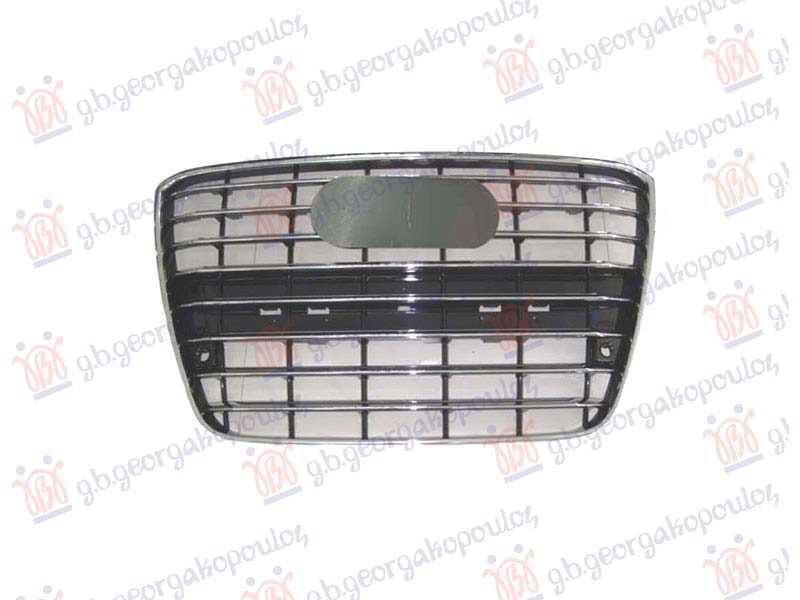 PVC MASKA SVETLO-CRNA AUDI A8 2009-2013 (HROM LAJSNE) (HROM OKVIR) (BEZ DRZACA TABLICE) (2 PDC SENZORA) (4H2/4H8/4HC/4HL)