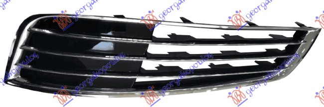 RESETKA PREDNJEG BRANIKA (BEZ MAGLENKE) (3 LAJSNE) AUDI A8 2009-2013 (4H2/4H8/4HC/4HL)