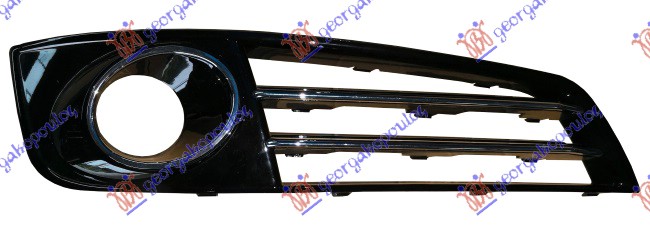 RESETKA PREDNJEG BRANIKA (SA MAGLENKOM) (2 HROM LAJSNE) AUDI A8 2009-2013 (4H2/4H8/4HC/4HL)