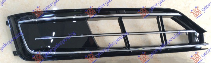 RESETKA PREDNJEG BRANIKA (OTVORENA) (HROM LAJSNE) AUDI A8 2013-2017 (4H2/4H8/4HC/4HL)
