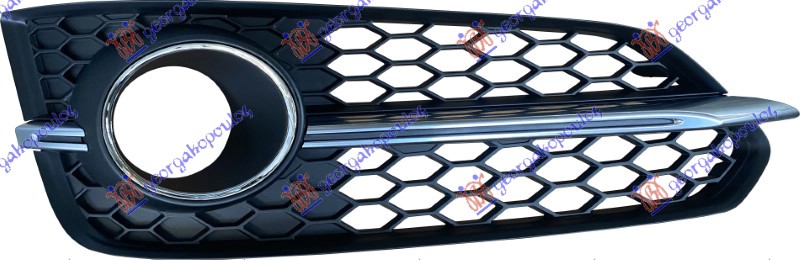 RESETKA PREDNJEG BRANIKA (OTVORENA) (SENZOR) (HROM LAJSNE) (S8) AUDI A8 2013-2017 (4H2/4H8/4HC/4HL)