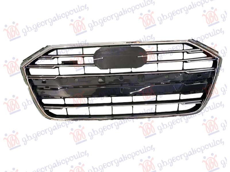 PVC MASKA SVETLO-CRNA (HROM LAJSNA) (HROM OKVIR) (QUATTRO) AUDI A8 2017-2021 (4N2/4N8/4NC/4NL)