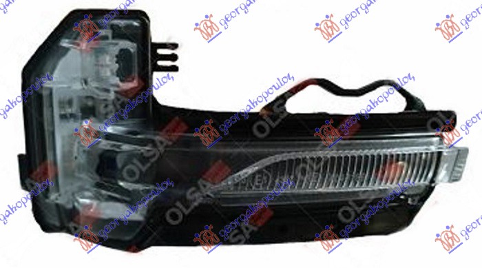 MIGAVAC U RETROVIZORU (LED) AUDI Q2 2016-2020 (GAB/GAG)
