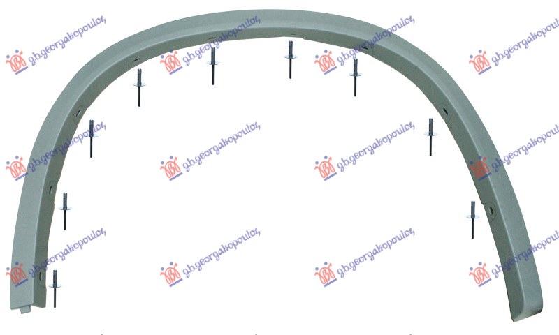 RUB PLASTICNI PREDNJEG BLATOBRANA (M-SPORT) BMW X1 2013-2015 (E84)