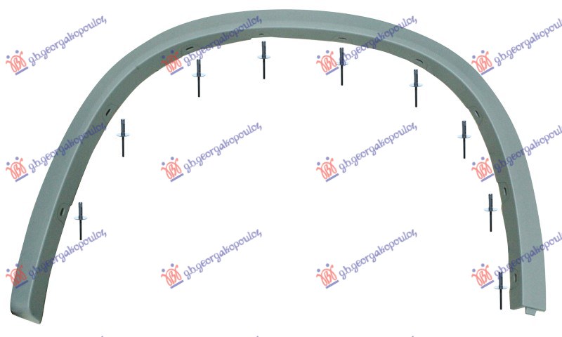 RUB PLASTICNI PREDNJEG BLATOBRANA (M-SPORT) BMW X1 2013-2015 (E84)
