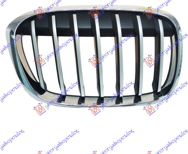 PVC MASKA HROM/SREBRNA (X-LINE) BMW X1 2015-2019 (F48)