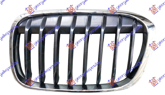 PVC MASKA HROM/CRNA (SPORT LINE/M-SPORT) BMW X1 2015-2019 (F48)