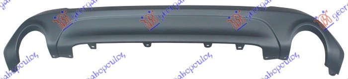 SPOJLER ZADNJEG BRANIKA (2 OTVORA ZA CEVI AUSPUHA) BMW X1 2019-2022 (F48)