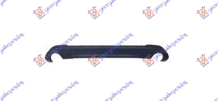SPOJLER ZADNJEG BRANIKA (PDC SENZOR) (M-SPORT) BMW X1 2019-2022 (F48)