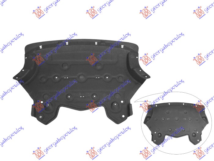 ZASTITA MOTORA (2.0L 180KW) PLASTICNA BMW X5 2013-2018 (F15/F85)