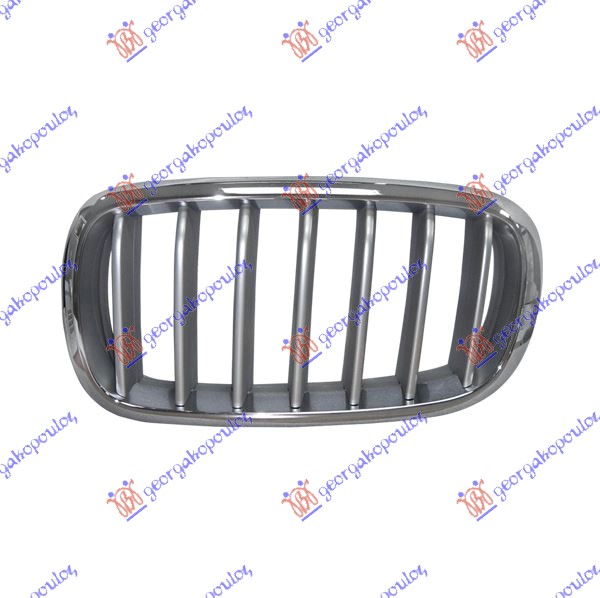 PVC MASKA (HROM/TITANIJUM) (& M-SPORT) BMW X5 2013-2018 (F15/F85)