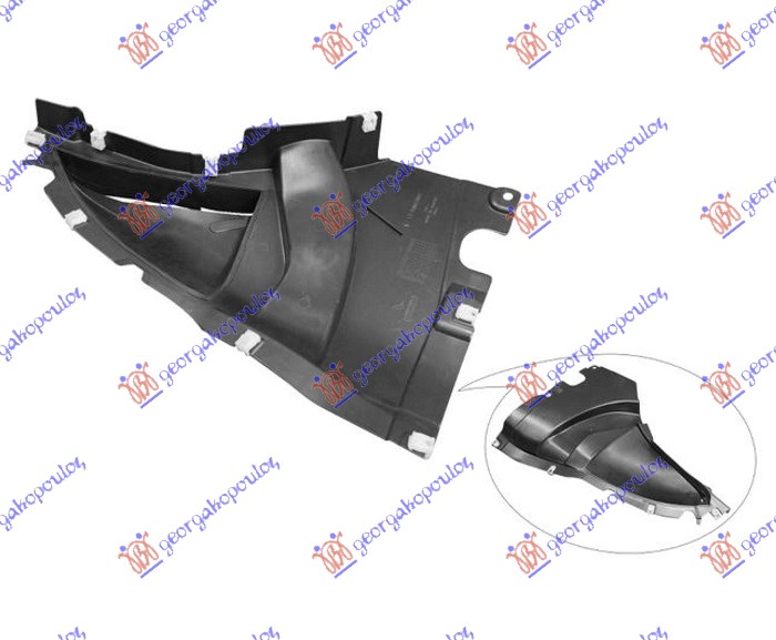 POTKRILO (PREDNJI DONJI DEO) (M-SPORT) BMW X5 2018-2023 (G05/F95)