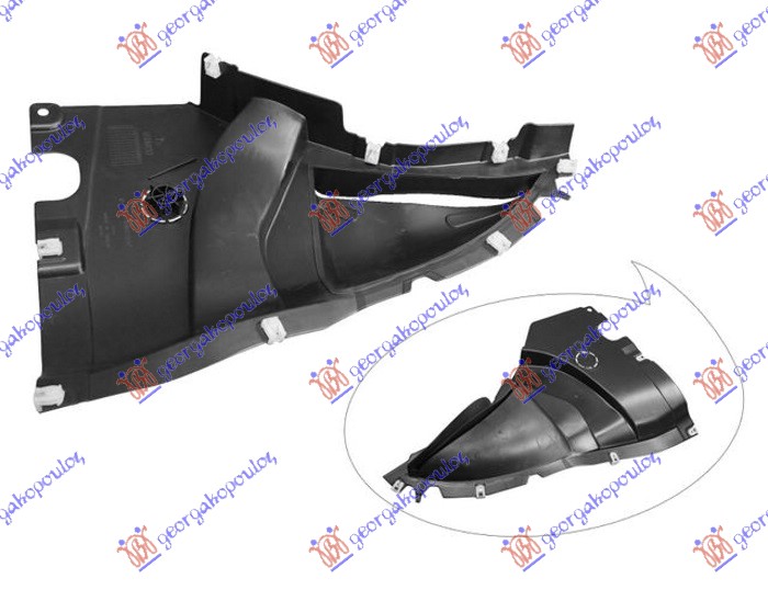 POTKRILO (PREDNJI DONJI DEO) (M-SPORT) BMW X5 2018-2023 (G05/F95)