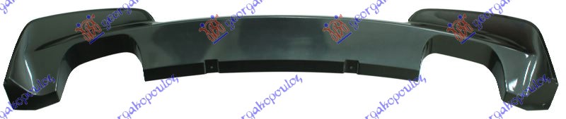 SPOJLER ZADNJEG BRANIKA (2 OTVORA ZA DUPLE CEVI AUSPUHA) (M COUPE) BMW SERIES 1 COUPE/CABRIO 2007-2013 (E82/E88)