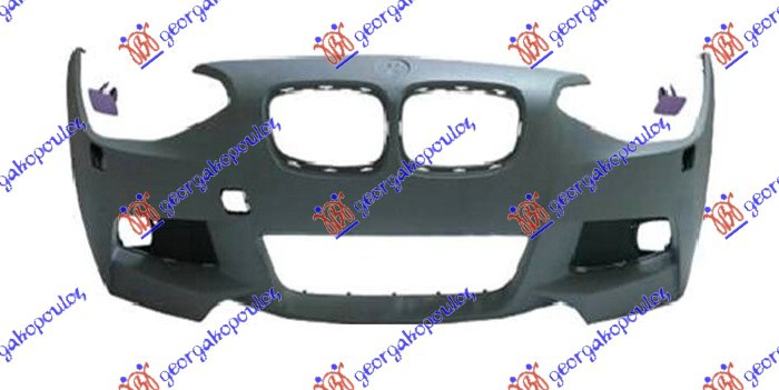 PREDNJI BRANIK PM (PRSKALICE) (SA/BEZ PDC SENZORA) (M-SPORT) BMW SERIES 1 3/5D 2011-2015 (F21/F20)