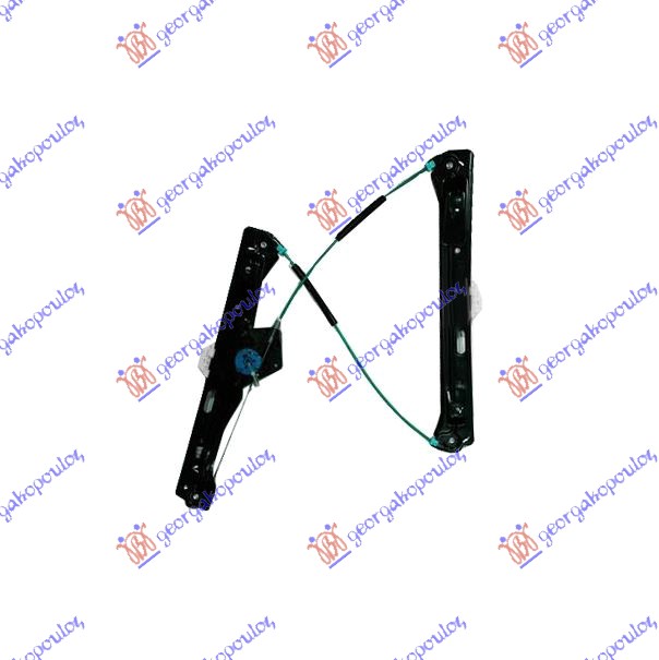 PODIZAC PREDNJEG PROZORA ELEKTRICNI (BEZ MOTORA) 5 VRATA BMW SERIES 1 3/5D 2015-2019 (F21/F20)