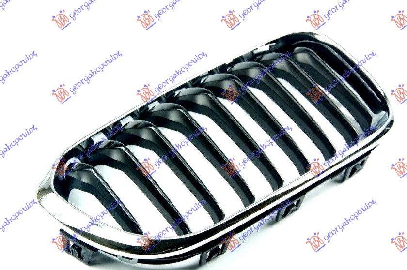 PVC MASKA HROM/CRNA (SPORT LINE) BMW SERIES 1 3/5D 2015-2019 (F21/F20)