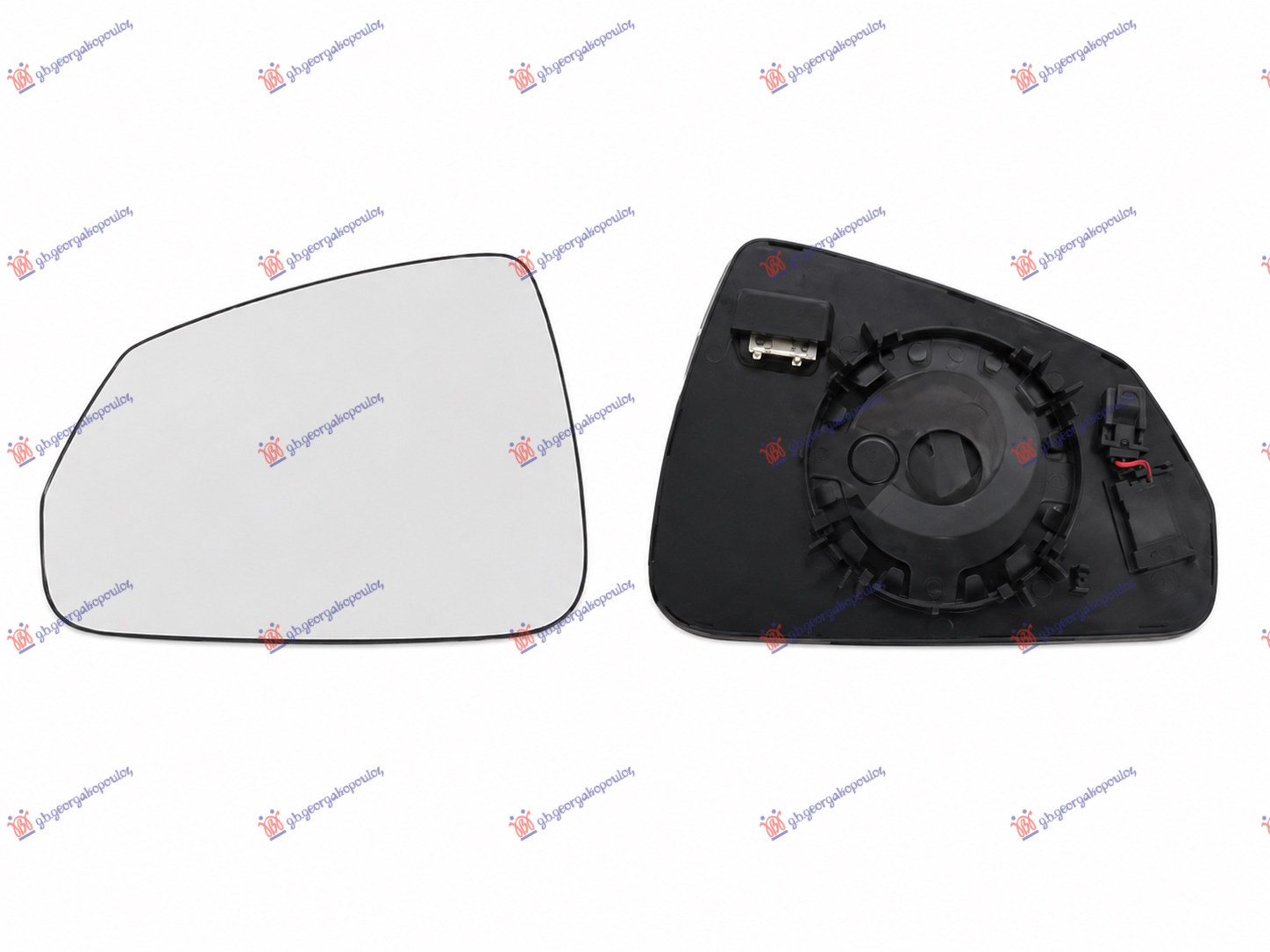 STAKLO RETROVIZORA SA GREJACEM BMW SERIES iX1 od 2022 (2 + 2 PIN) (ASFERICNO) (U11E)