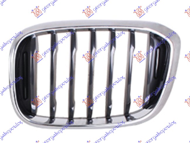 PVC MASKA HROM/HROM/CRNA (BASIC) BMW X4 2018-2022 (G02/F98)