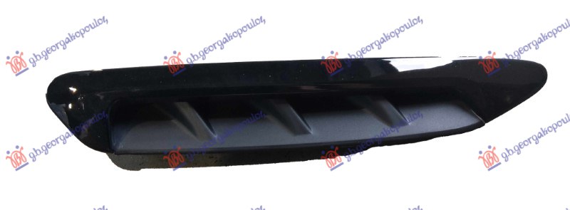 LAJSNA PREDNJEG BLATOBRANA CRNA (SA SREBRNOM) (M-SPORT) BMW X3 2017-2021 (G01/F97/G08)