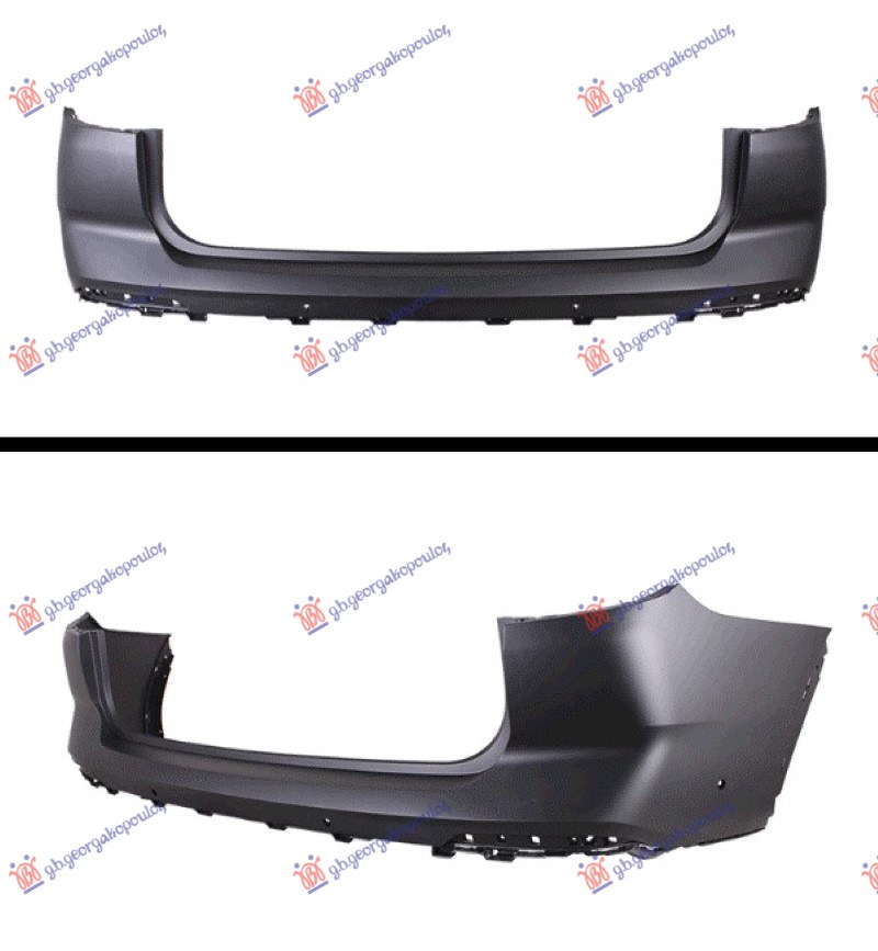 ZADNJI BRANIK GORNJI PM (4 PDC SENZORA) BMW X3 2021-2024 (G01/F97/G08)